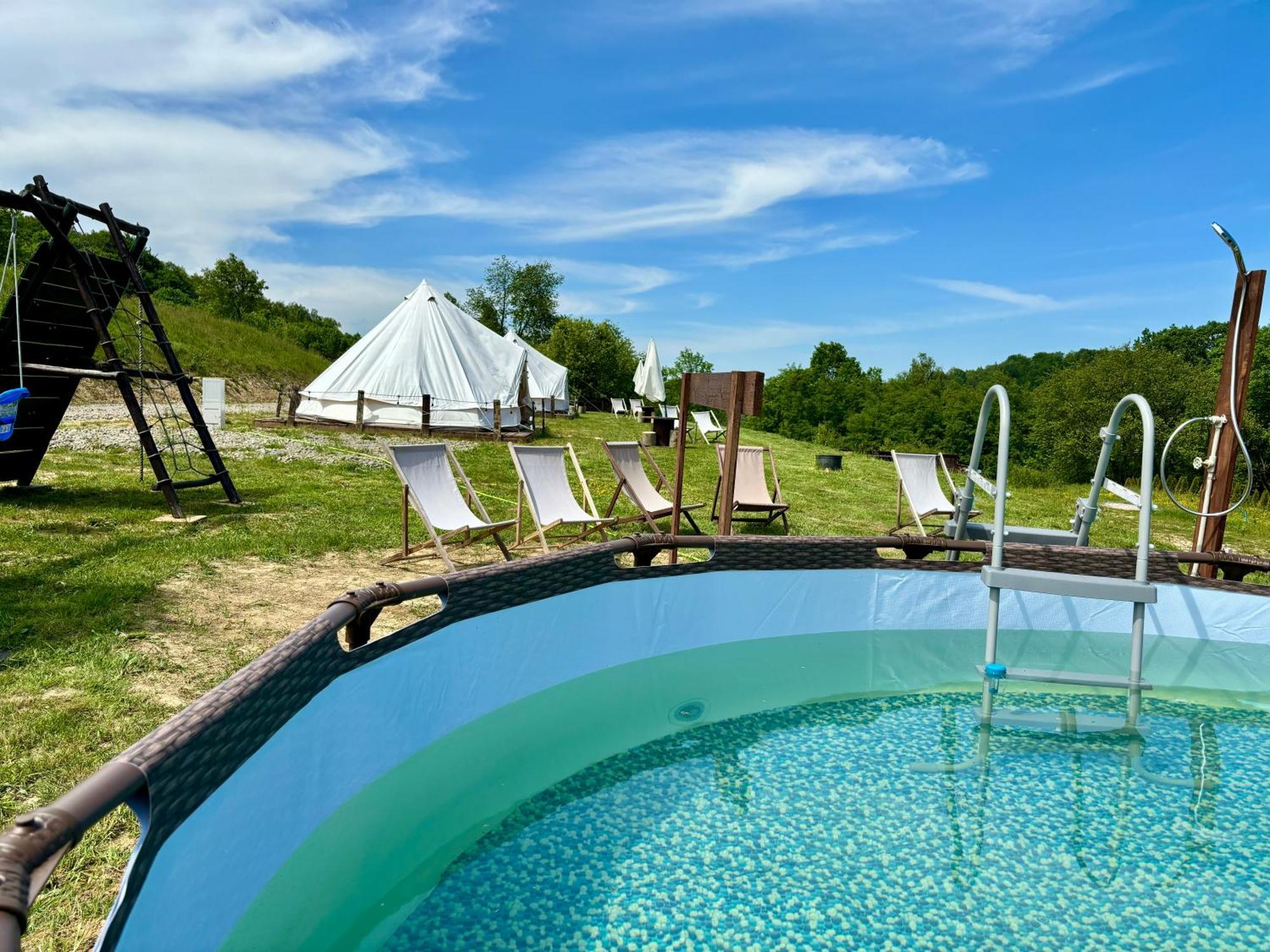 Glamping Bieszczady Z Jacuzzi I Basenem Hotel Solina  Luaran gambar