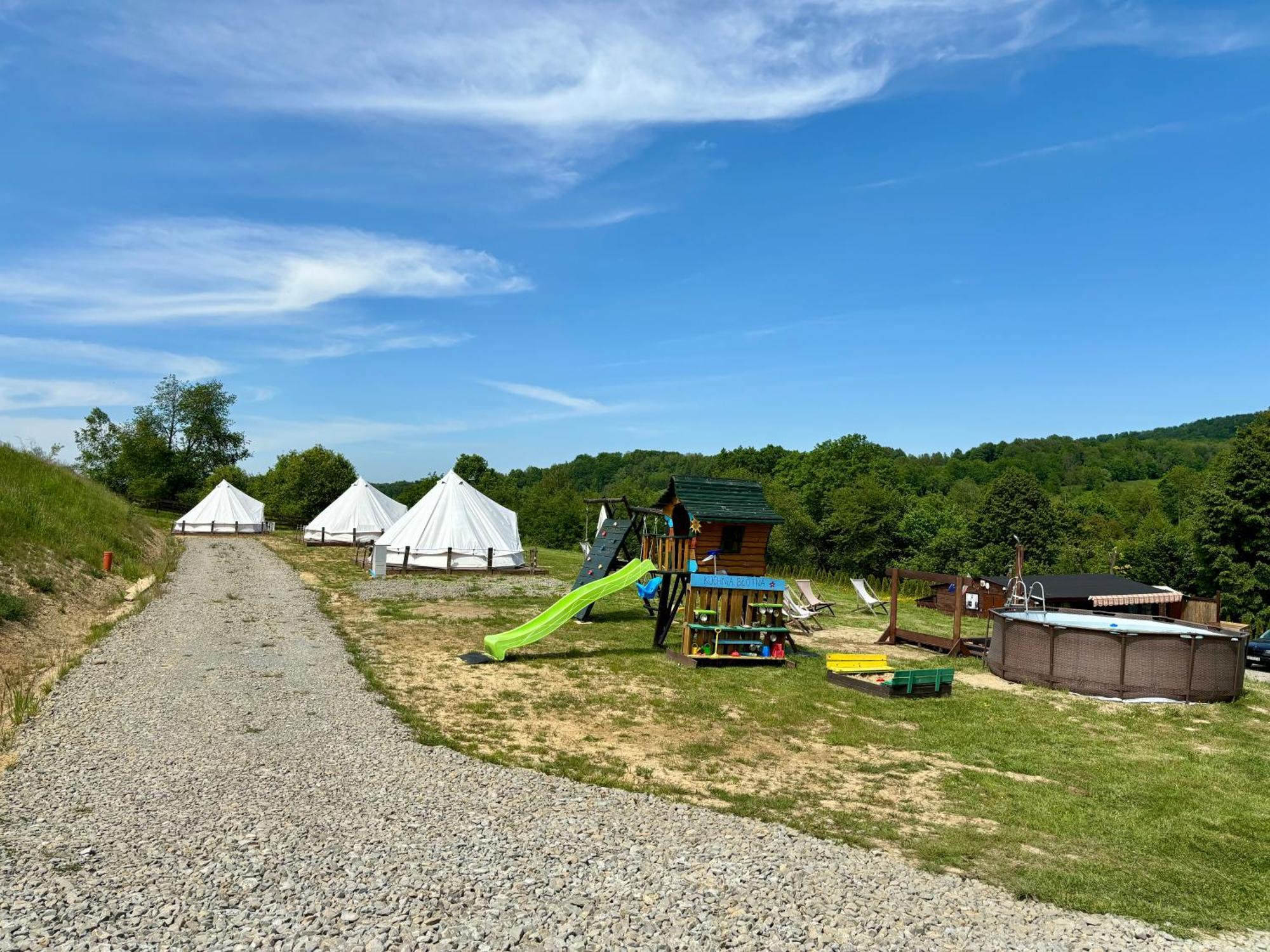 Glamping Bieszczady Z Jacuzzi I Basenem Hotel Solina  Luaran gambar